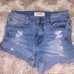 PacSun denim shorts
